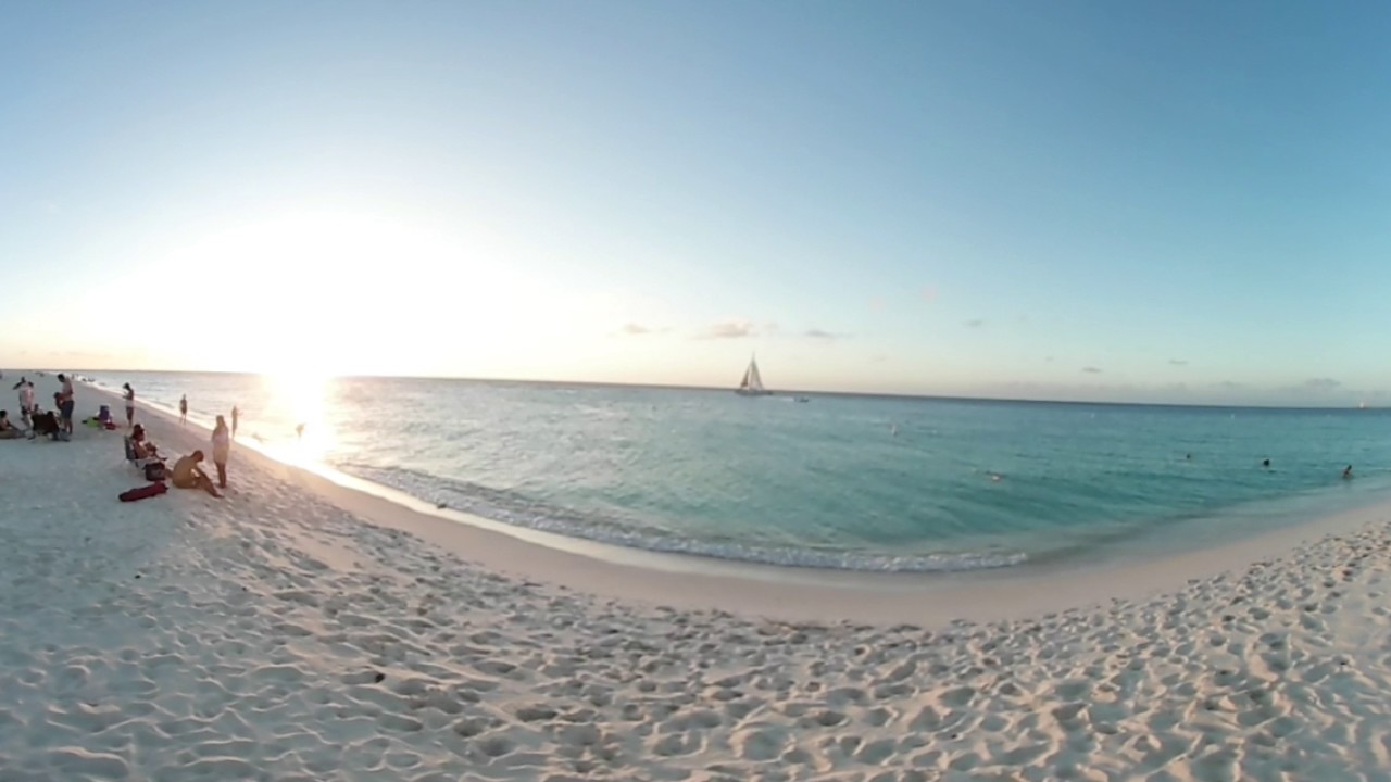 360 View of Beach in Aruba